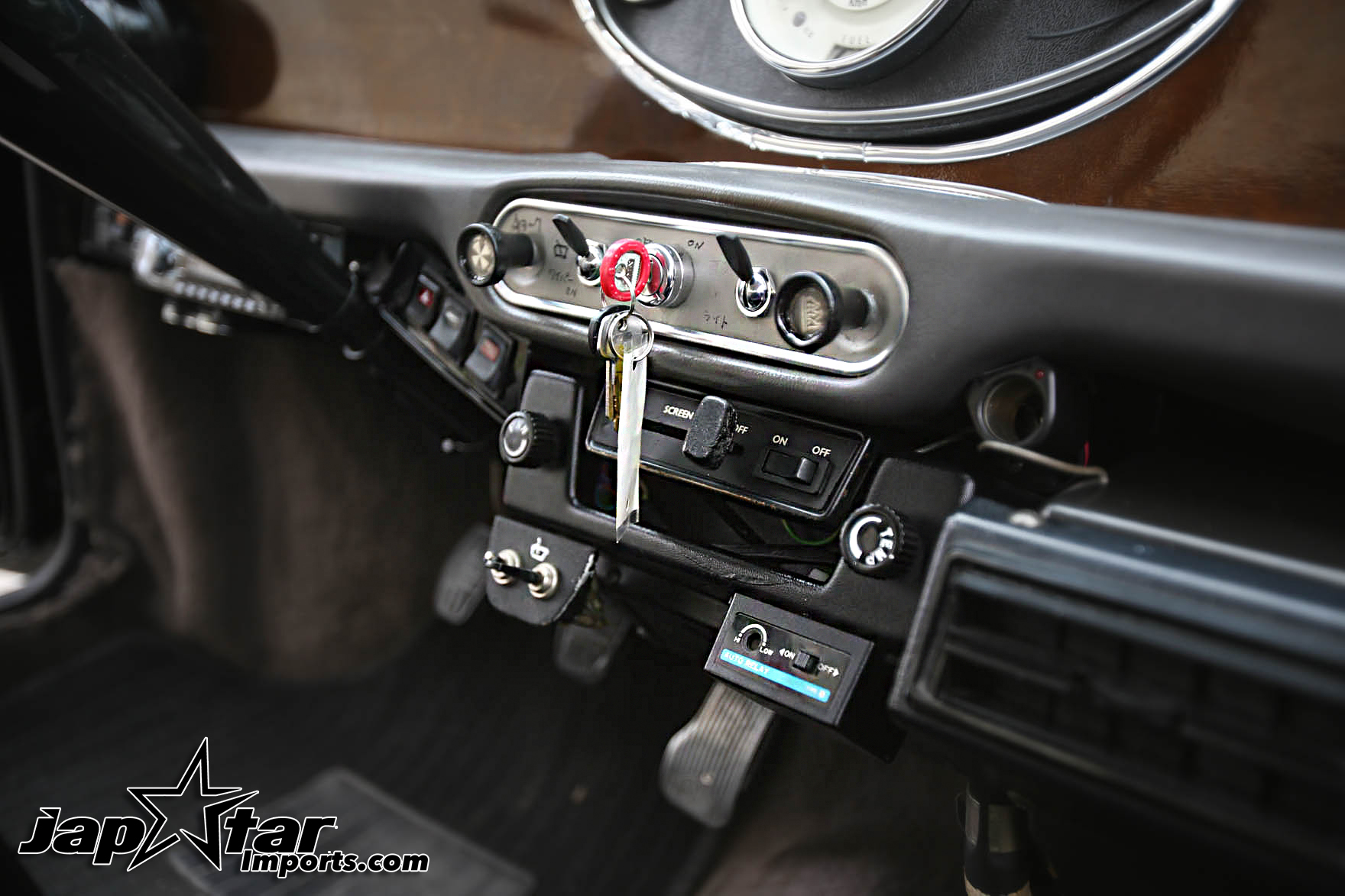 Rover Mini Dash Stock Photo - Alamy